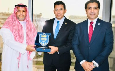Egyptian Minister of Sports receives IMF President