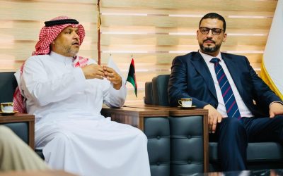 IMF President Al-Dosari Meets Libyan Minister of Sports to Boost Minifootball Developmen
